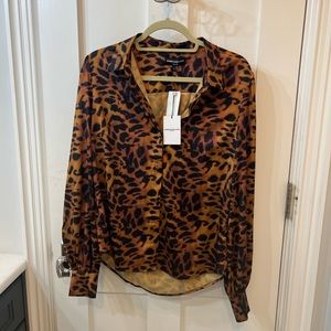 Generation Love Cheetah Print Blouse